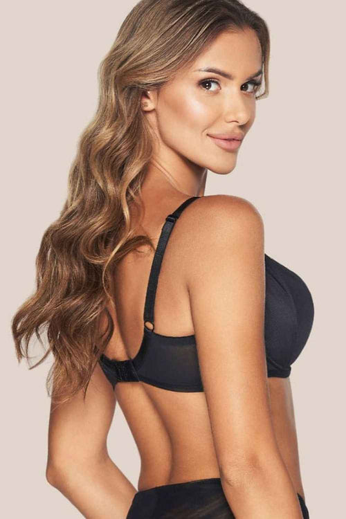 Kinga Semi-Soft-BH „Etna“ BC-927 – Formstabiler Entlastungs-BH in elegantem Schwarz
