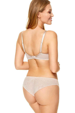 Kinga Semi-Soft-BH „Sophie“ BC-676 mit Schaumstoff-Trägern & Shape C-Bügel – Softes Beige