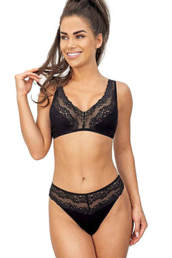 Weicher Soft-BH Donna 230 in Schwarz – AVÉLIE Lingerie
