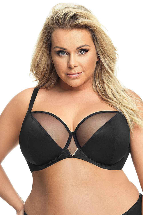 Gorsenia Ungepolsterter Spitzen-BH „Aura Lace“ mit Stickereien