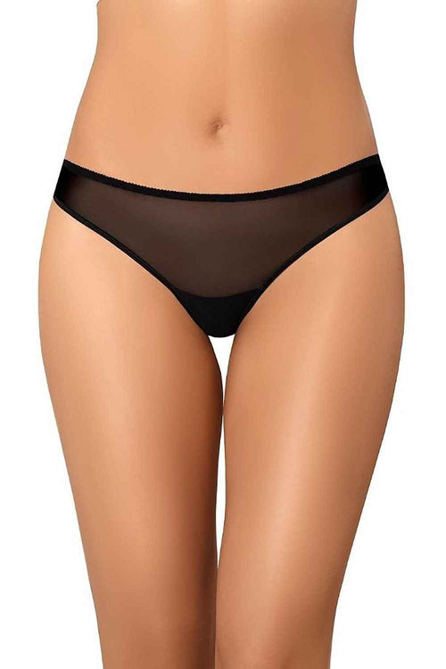 Teyli 3er-Pack Netz-Tangas „Pure Mesh“ – Farbmix aus Schwarz, Weiß & Nude-Beige